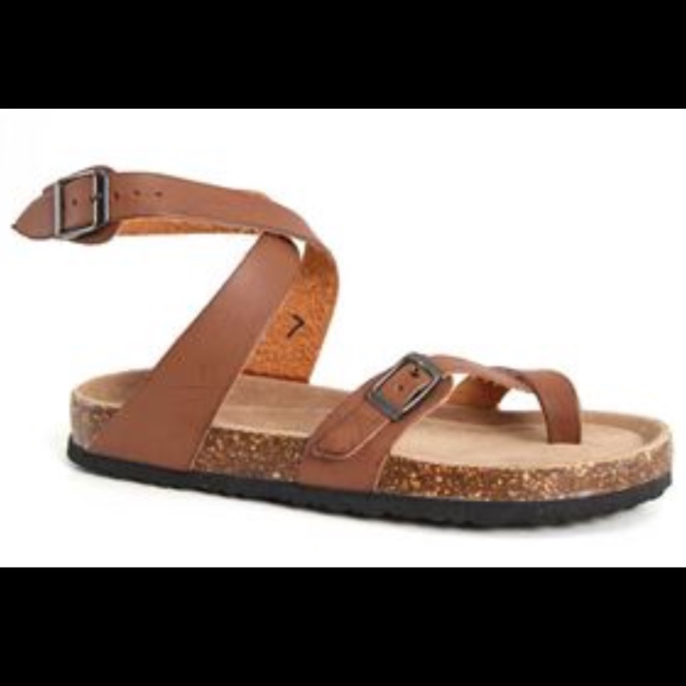 Ankle Strap Toe Loop Sandals